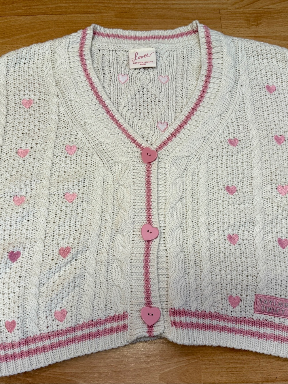 Official Taylor Swift Lover Cardigan Size XS/S